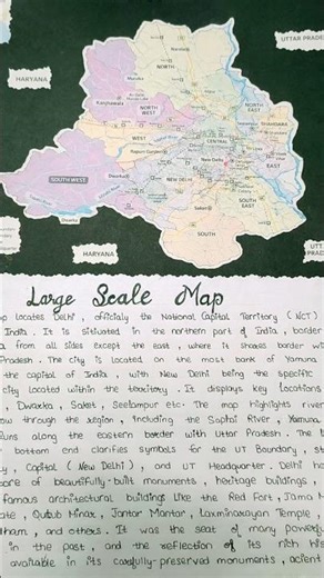 large scale map project making