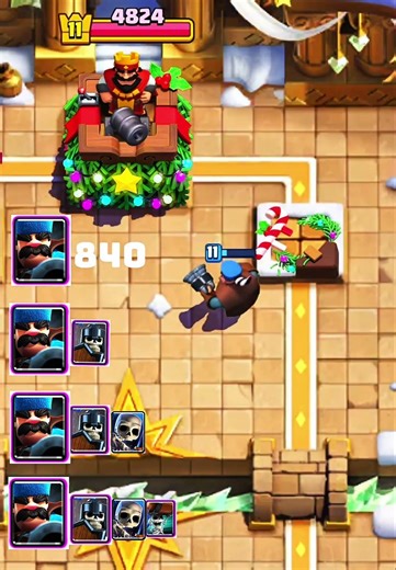 🔥 Clash Royale Damage Test – Hunter + Guards + Skeletons + Wall Breakers vs Tower!