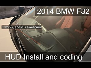 BMW 435 HUD + Digital Cluster (6WB) install + Coding Step by Step (No red dot)