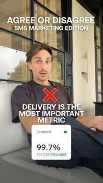 Agree or Disagree (SMS Marketing Edition) #smsmarketing #imessage #textmarketing #leadgeneration