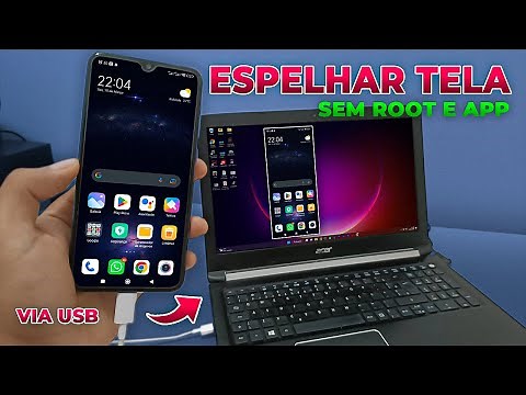 Como ESPELHAR a TELA do celular no PC (SEM TRAVAR E DE GRAÇA)