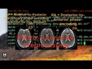 MRtrix Tutorial #4: Preprocessing