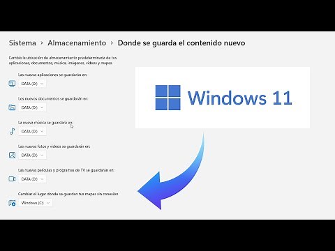 COMO CAMBIAR EL ALMACENAMIENTO DE LA UNIDAD C A LA D EN WINDOWS 11 SIN DESCARGAR NADA