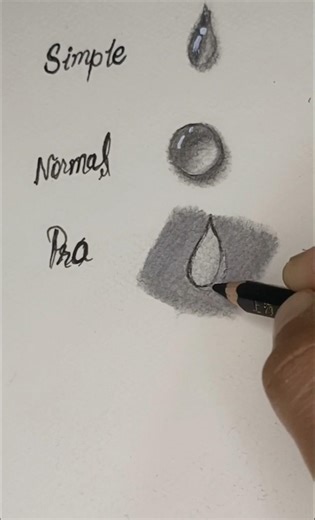 How to draw drop water💧