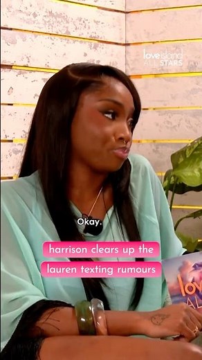 Harrison gives us an update on his and Lauren’s relationship status 👀 #LoveIsland #AllStars