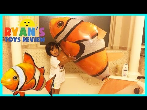 GIANT Remote Control Air Swimmers Flying Clownfish toy