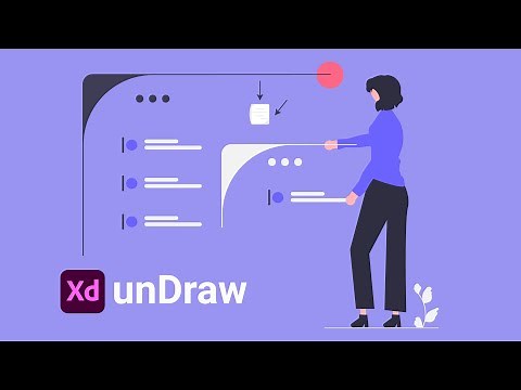 Free Illustrations from unDraw, Adobe XD plugin
