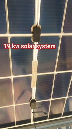 19kw solar project #solarenergy #solaraatachakki #shortvideo #reels