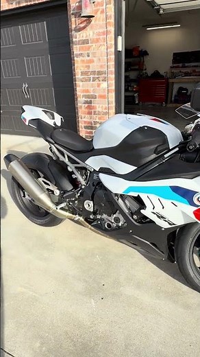 2026 s1000rr stock muffler and Akrapovic headers