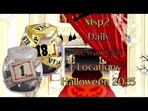 ᴍꜱᴘ2 | ᴅᴀɪʟʏ ᴏᴄᴛᴏʙᴇʀ ʀᴇᴡᴀʀᴅ ᴊᴀʀ ʟᴏᴄᴀᴛɪᴏɴꜱ