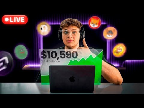 Watch Me Make $10k Trading Memecoins (LIVE)