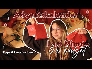 KÜNSTLERIN bastelt ADVENTSKALENDER | low budget & last minute DIY || kreative Tipps & Ideen