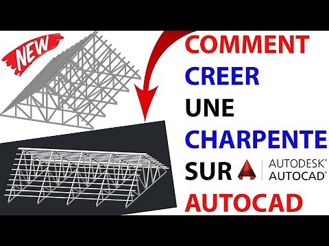 COMMENT CREER UNE CHARPENTE SUR AUTOCAD
