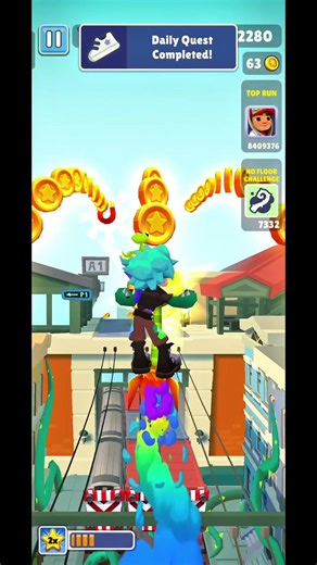 Subway Surfers Shorts #67 plant 🌵 Challenge #shorts #shortsfeed #shortsvideo #ytshorts #subwaysurf