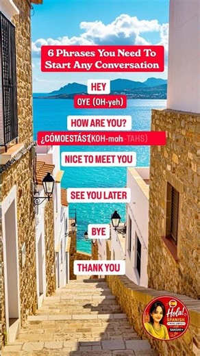 6 Spanish Phrases You Need Every Day 🇪🇸 (Perfect for Beginners!) #shorts #shortsvideo