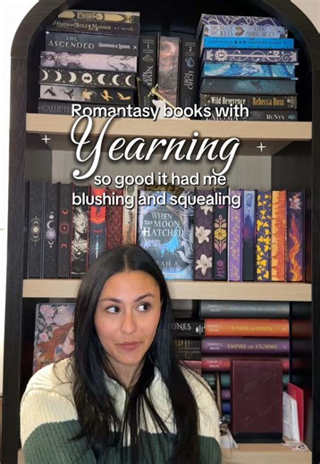 But can they match your yearn? Here are some romantasy books/series with next level yearning 😋 #tbrlist #romantasybookrecs #booksuggestions #booktokfyp #bookclub