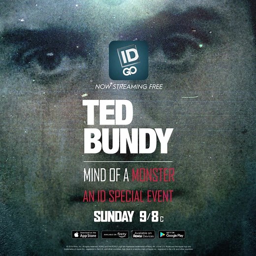 407 reactions · 178 shares | The world’s most notorious serial killer, in his own words. Download the FREE ID GO app and stream a sneak peek of Ted Bundy: Mind of a Monster now! Don't miss the full ID special event premiering Sunday, August 18th at 9/8c. | Investigation Discovery | Facebook