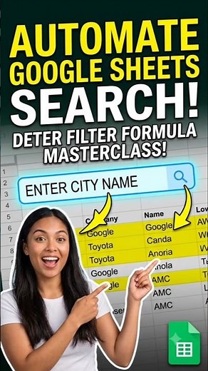 Filter Google Sheets Data INSTANTLY with One Click!