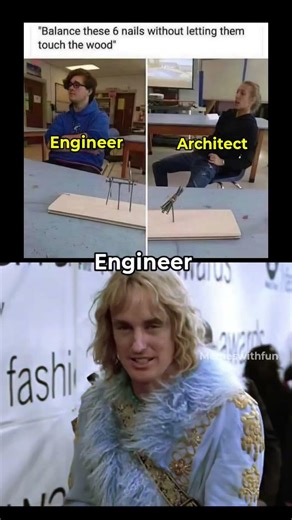 Engineer vs Architect 😂🤣 #memes #funnyimages