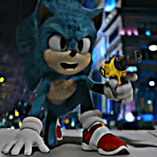 ⚡️ Sonic's Moonlight Speed & Epic Stunts! 🦔🌙 #shorts