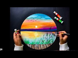Sunrise Painting Tutorial for Beginners (Paintastic Arts)