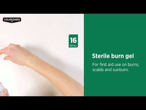 How to Use Housegard Sterile Burn Gel Spray | First Aid Refill 16