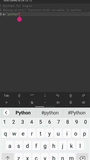 Using print() function with variable in python