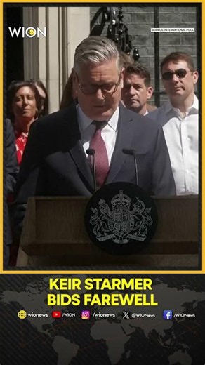 Keir Starmer Steps Down, Gives Farewell Address At 10 Downing Street | WION Shorts