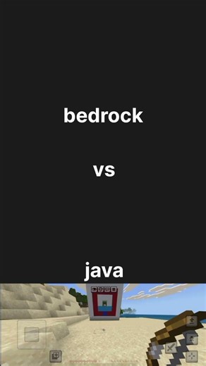 bedrock vs java