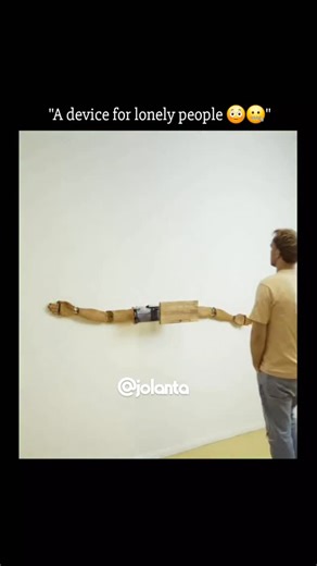 Jolanta | 🎬 Interesting Fact: Hugger 2025 In a society facing rising "touch poverty," German artist Jakob Grosse-Ophoff created a kinetic wooden... | Instagram