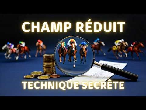 Champ réduit : La technique secrète pour parier plus en misant moins au turf ! 📉💰