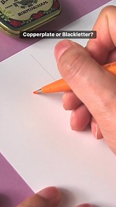 Copperplate or Blackletter? Letter C | Made by Edgar