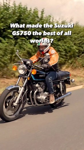 Brightside Media on Instagram: "The Suzuki GS750 was like a greatest hits compilation - it took everything that worked in seventies motorcycles and ditched what didn’t. It was also the precursor to the legendary GSXR… #suzukimotorcycle #suzukimotos #classicbikes #classicmotorcycle #classicmoto #suzukigsxs750 #gs750 #gsxr #suzukigs"