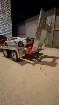 My Custom RC Trailer is Officially Completed #custom #rc #trailer #rccar #car #4x4