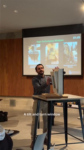 Emerald Building Services P/L - Passive House Specialist on Instagram: "Tilt and turn windows are one of those “why don’t all windows do this?” products. This demonstration shows how one handle gives you two options, tilt open for controlled ventilation without fully opening the window, or swing it open like a door for full airflow and easy cleaning. They’re also a great choice for high performance builds, helping support airtightness and comfort all year round. 📞 0491 135 884 📍3/27 Progress S