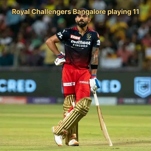 IPL 2023: Royal challengers Bangalore playing 11 #viralvideo #cricket #viral #trending