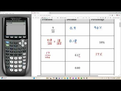 10. Convert Fractions Decimals Percents (FDP) Calculator