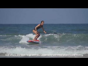 How to follow the wave with our inflatable surf supboard
