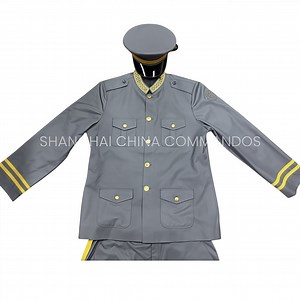 [Hot Item] Men's Dress Formal Suit Security Guard Forces Clothes Ceremonial Uniform/Clothing Uniform