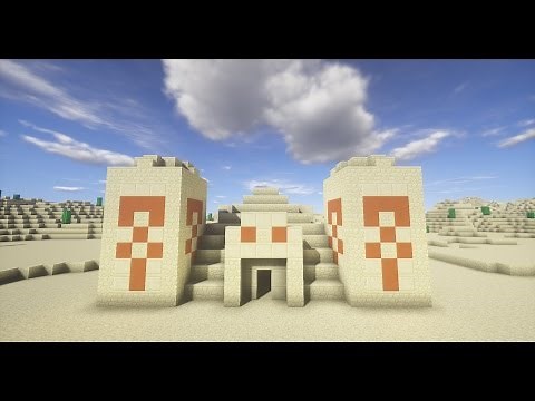 How to Build a Desert Temple in Minecraft