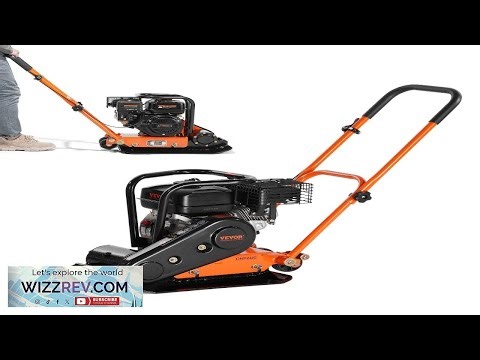 VEVOR Vibratory Compaction Tamper 6.5 HP 196CC Gas Engine 4 200 lbs Force