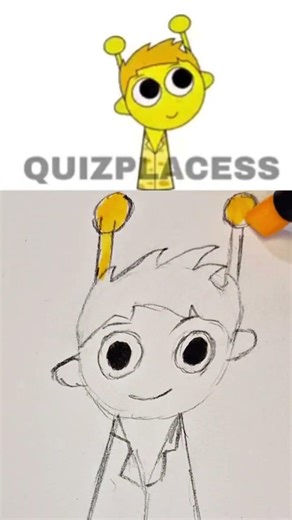 How do we draw the QUIZPLACESS character? 🎨