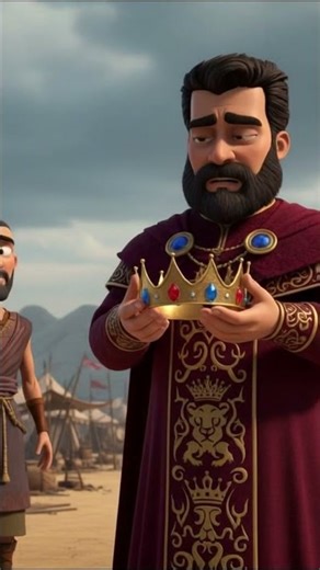 Young King David vs Goliath