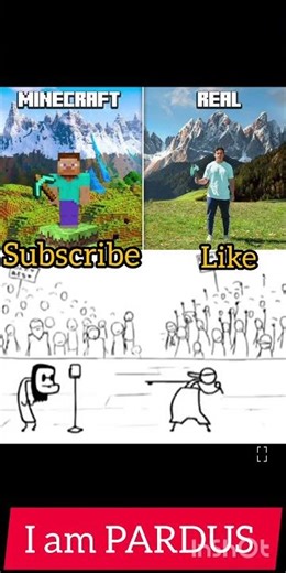Minecraft vs Real life #19 #minecraft #minecraft #sehar