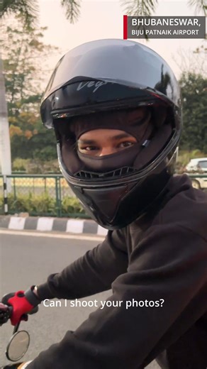 S T R A N G E R P O R T R A I T S on Instagram: "I was on my way to the airport to pick up a friend, carrying my camera to shoot his arrival. On the roadside, I noticed this bhaiya with his bike wearing a mask, looking effortlessly cool. Something about him caught my eye, so I walked up and asked for a quick photoshoot. He agreed instantly. The shoot turned out amazing, and honestly… the guy was mast. Sometimes the best frames come from total strangers. #streetportrait #randomstrangers #airportd