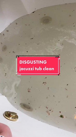Disgusting Jacuzzi Tub Cleaning Process Revealed