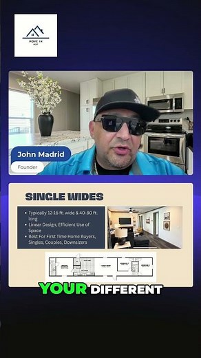Single Wide Homes: Sizes, Designs, and Space Efficiency #shorts
