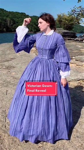 Victorian Gown Final Reveal | Historical Fashion Photoshoot