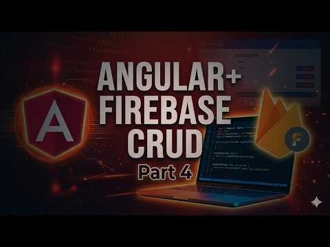 Angular Tutorial Series Part 4 | Angular CRUD with Firebase 🔥| Tech Tunnel