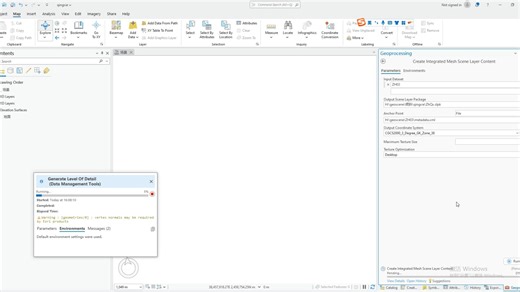Geoscene 倾斜摄影生成切片并重建顶层